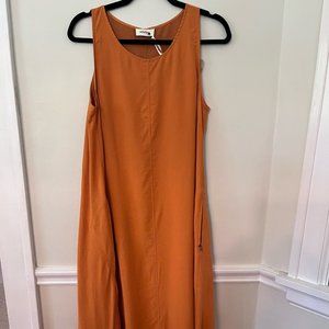 NWT Orange Ottodame Dress. Size 8, Made in Italy!